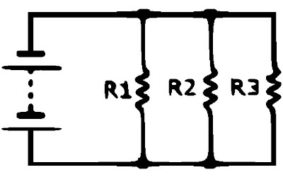 Diagrama de un circuito en paralelo