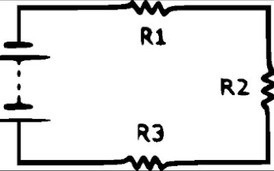 Diagrama de un circuito en serie